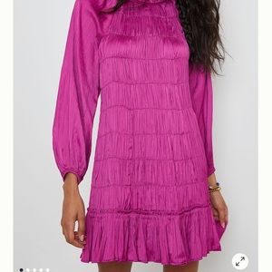 ANTHROPOLOGIE Maeve Tasha Smocked Mini Dress